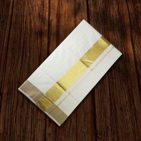 KERALA TRADITIONAL COTTON SAREE PLAIN WITH BORDER